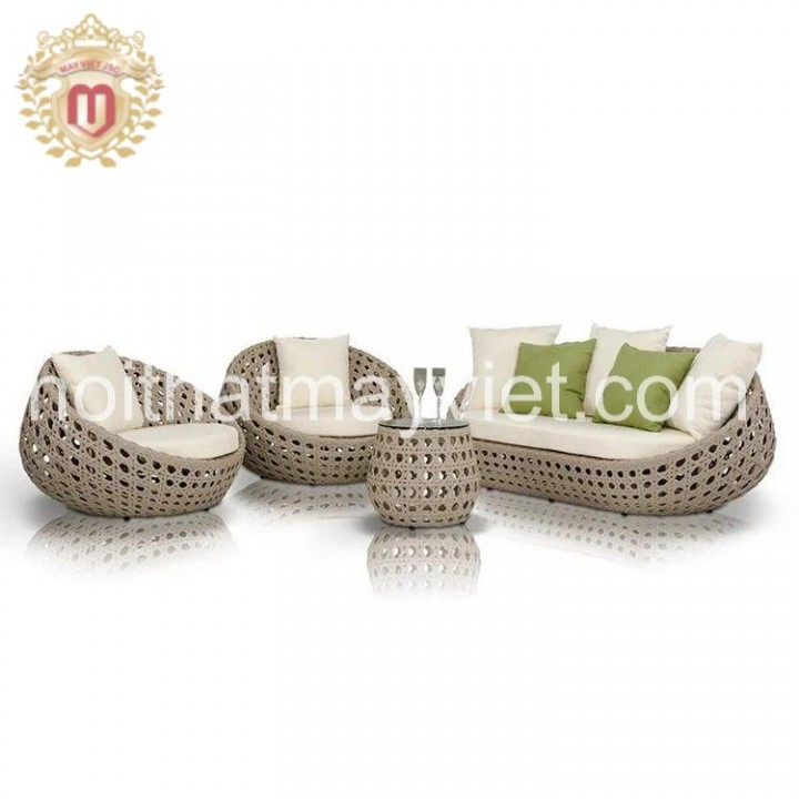 Bàn Ghế Sofa Mây Tre BGSF002